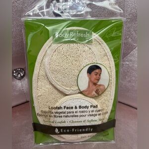 Refresh Natural Beige Loofah Face & Body Pads